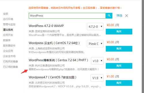 WordPress镜像