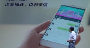 小米max2分屏模式，边看视频边聊微信